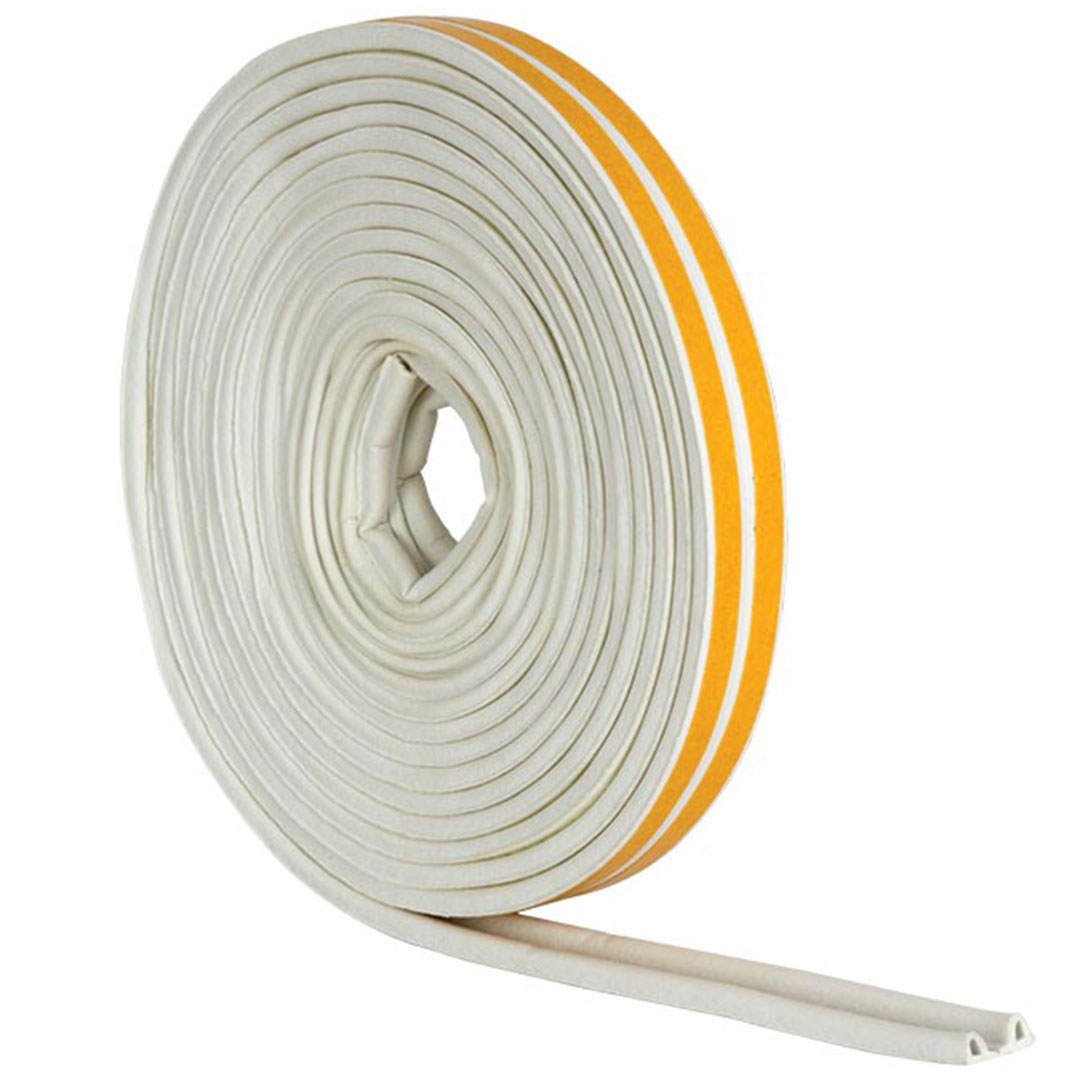P Profile Door/Glazing Seal White Colour