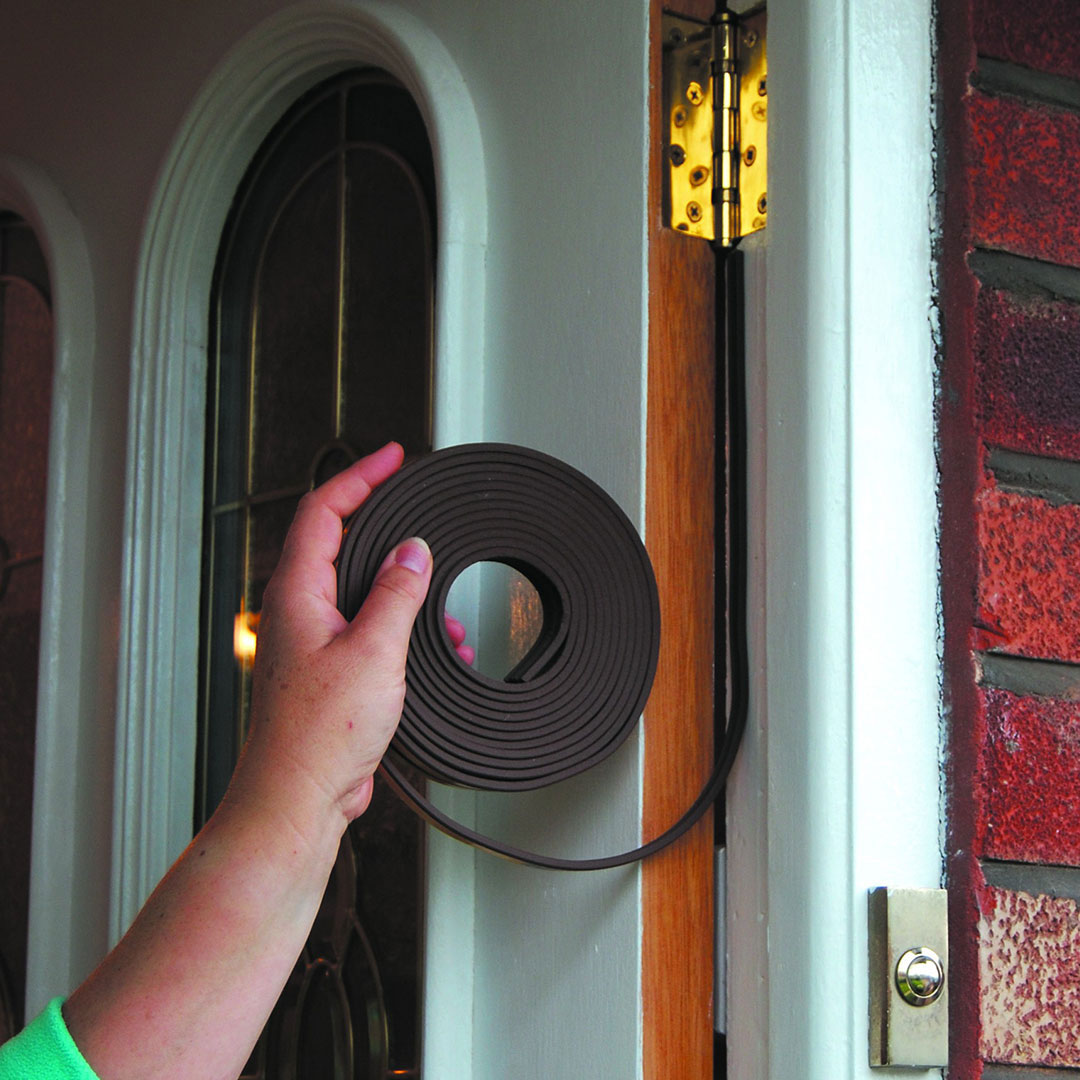 Brown E Profile Door/Glazing Seal Install Image