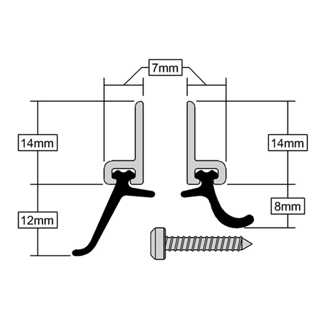 Stormguard Heavy Duty Around The Door Seals Measurement