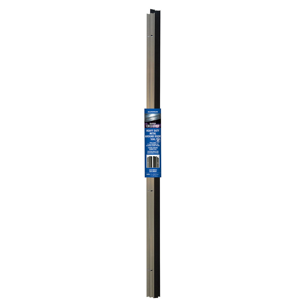 Stormguard Heavy Duty Around The Door Seals Aluminium Pack