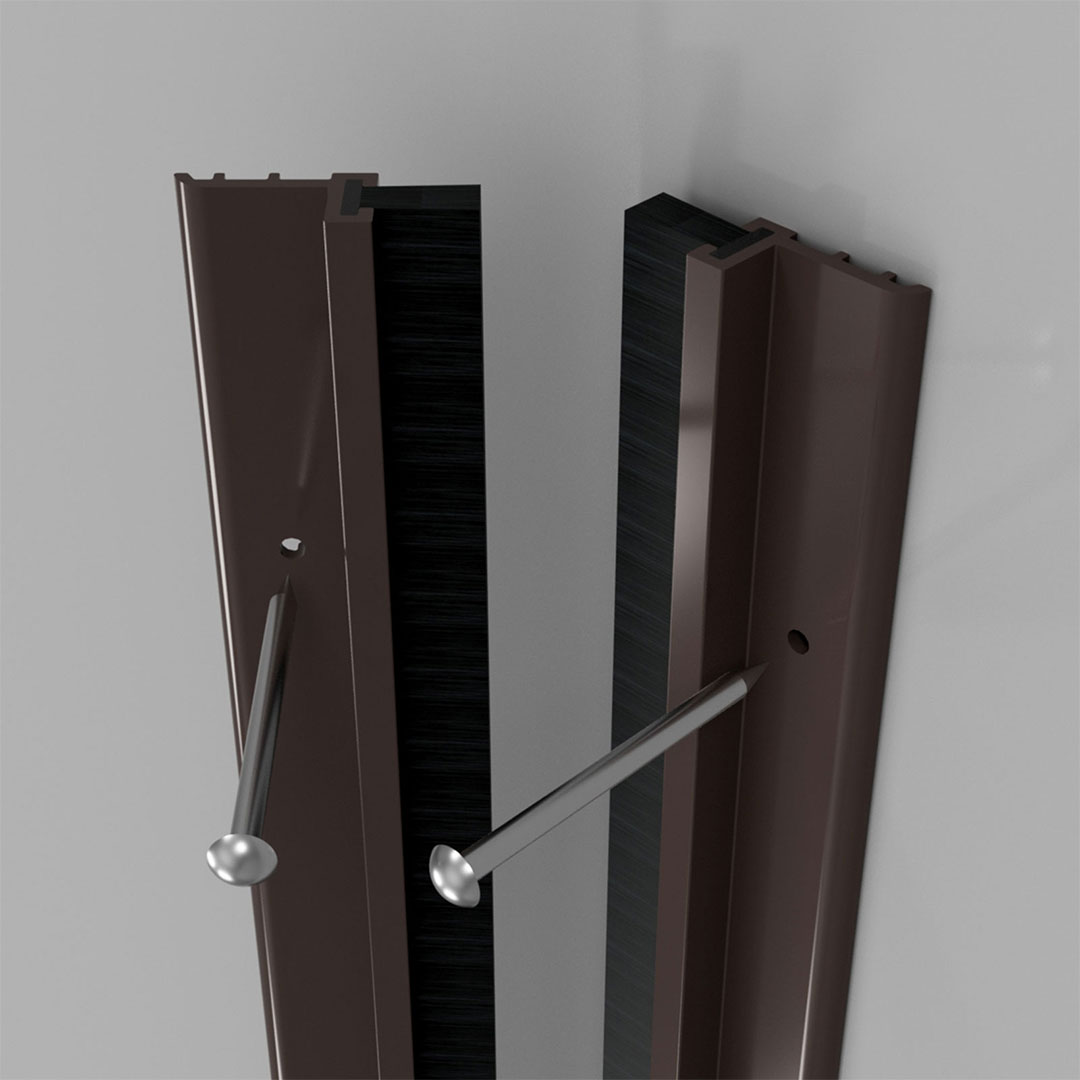 Stormguard Door seals for around doors Brown