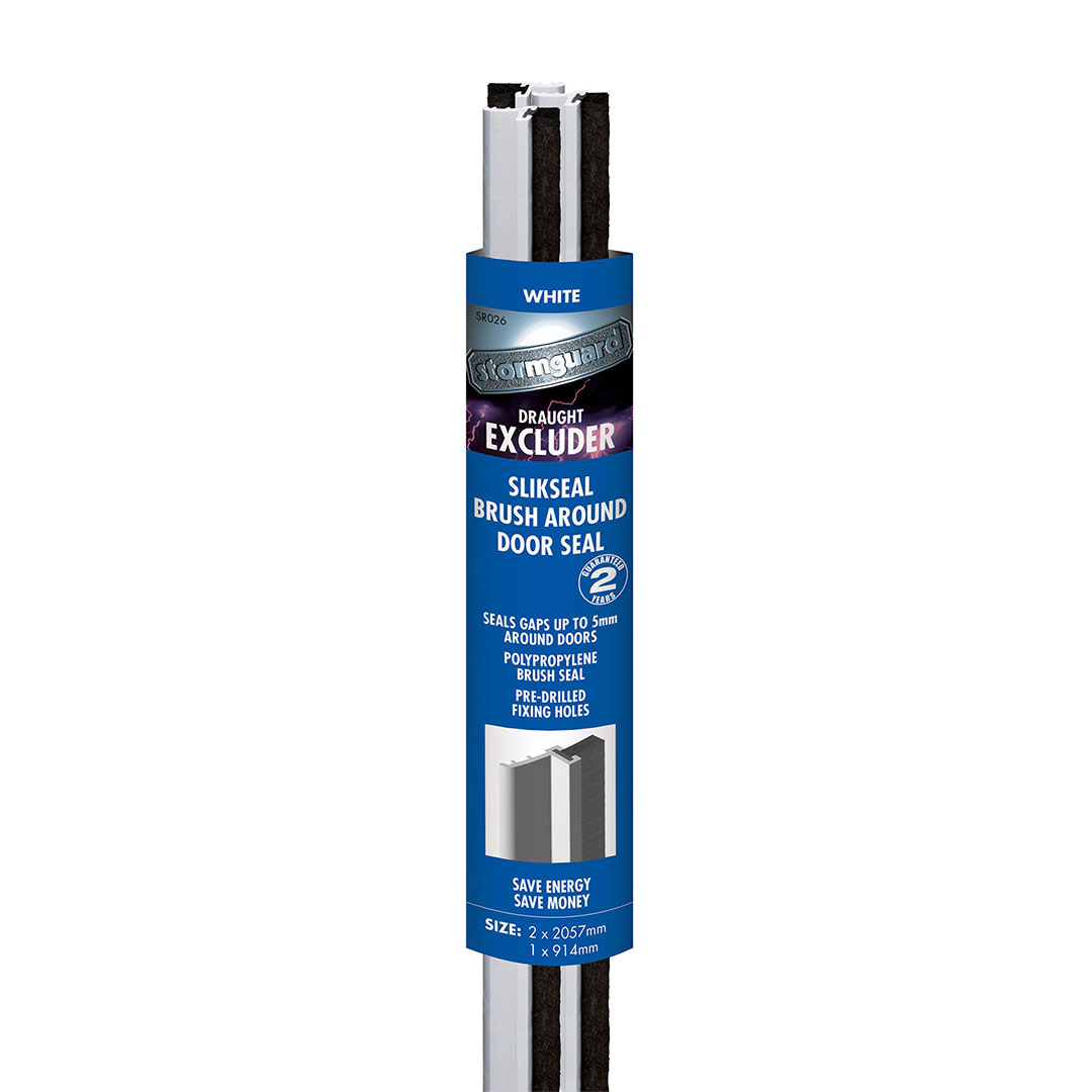 Stormguard Door seals for around doors White Pack