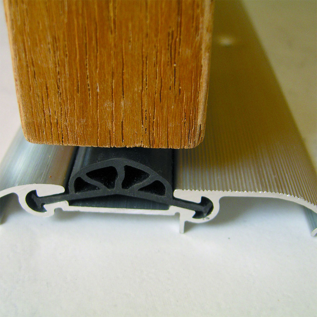 Stormguard Aluminium Compression Draught Excluder Install