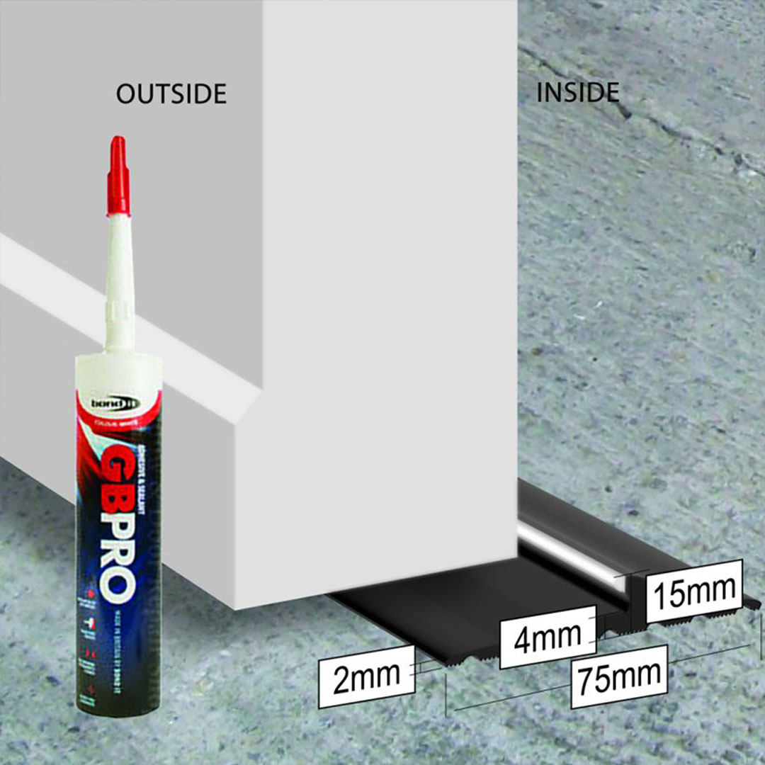 Stormguard Garage Door Floor Seal Kit Installation