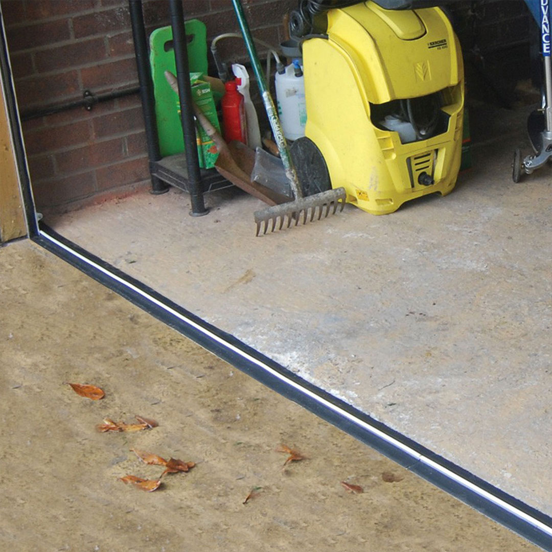 Stormguard Garage Door Floor Seal Kit Installed