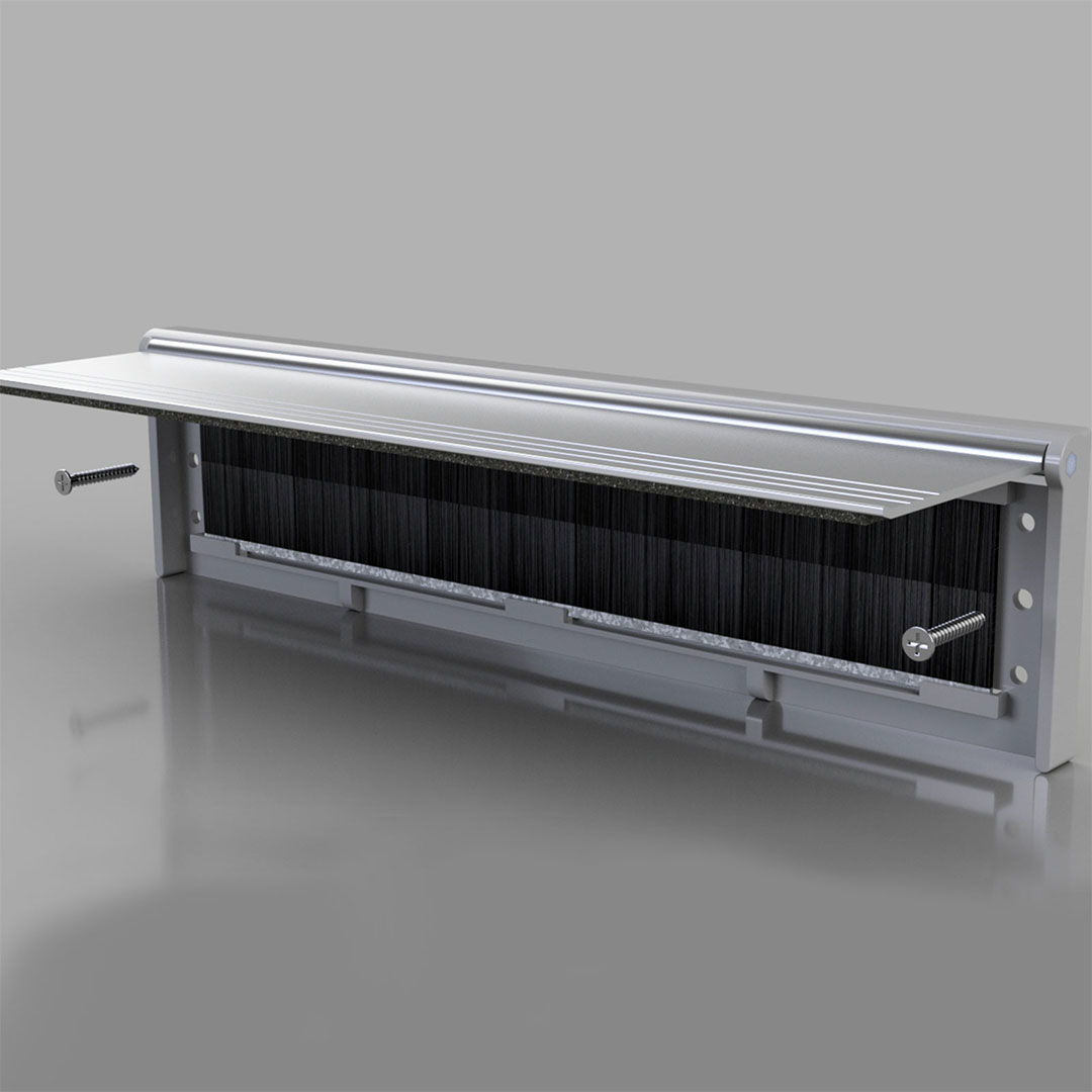 Stormguard Letterplates with Flaps Aluminium