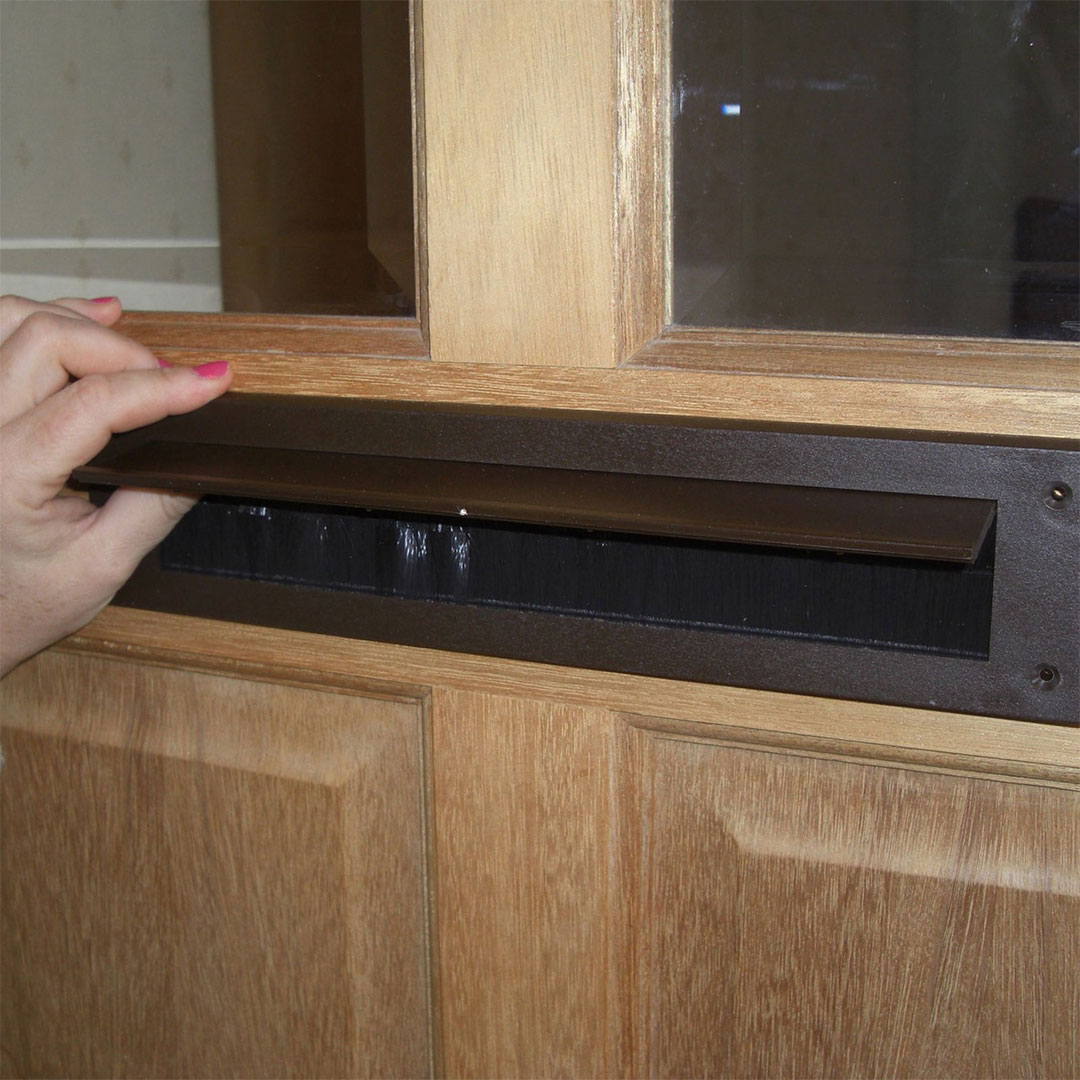 Stormguard Install Letterplates with Flaps Brown