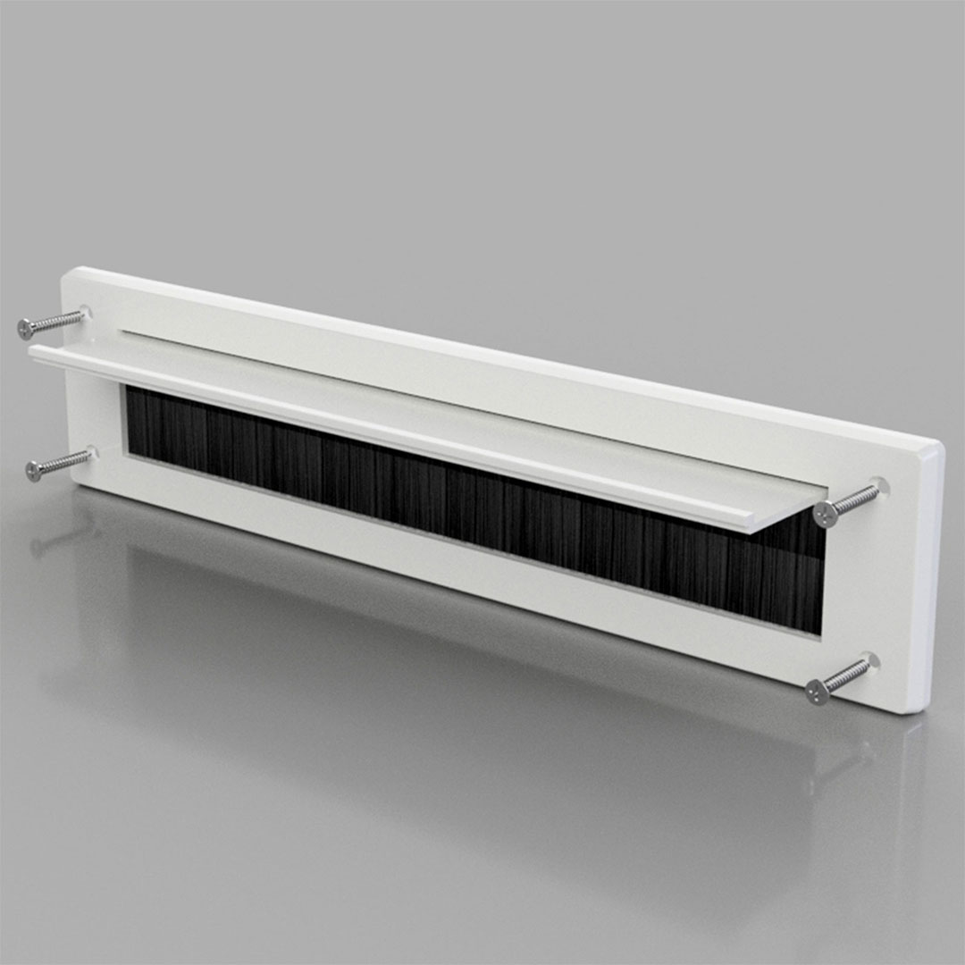 Stormguard Letterplates with Flaps White