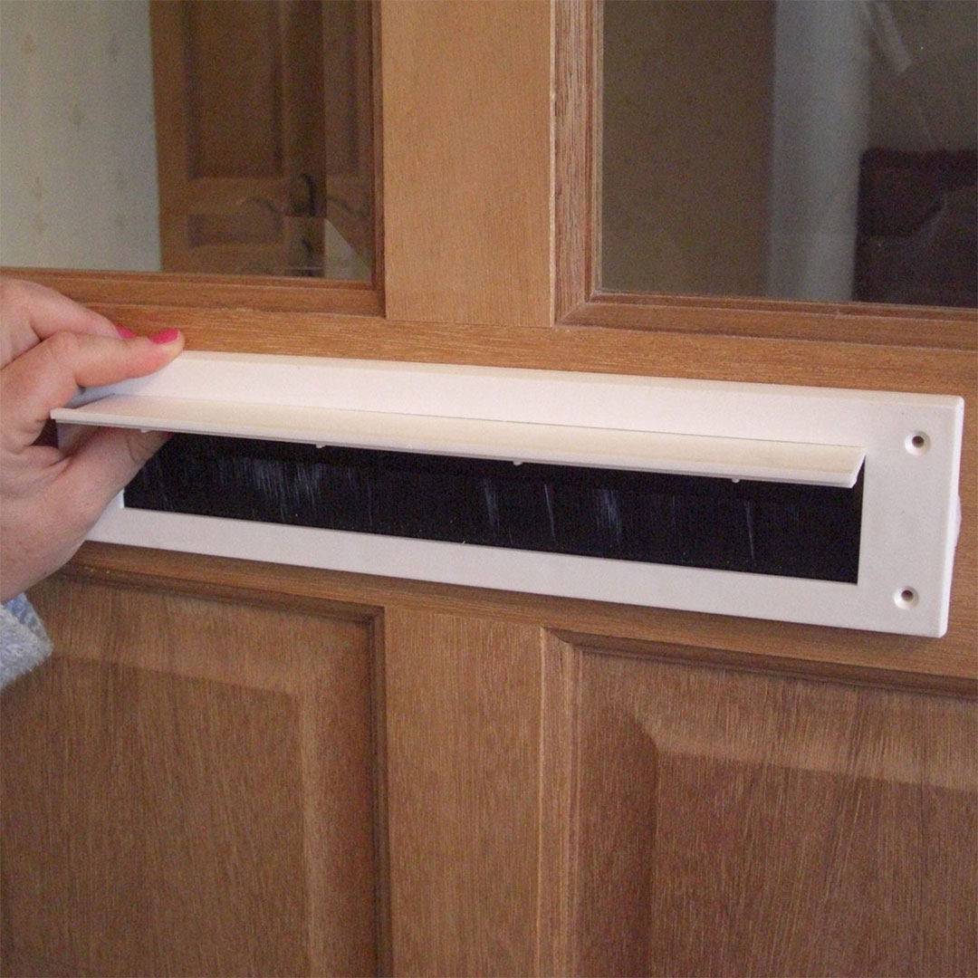 Stormguard Install Letterplates with Flaps White