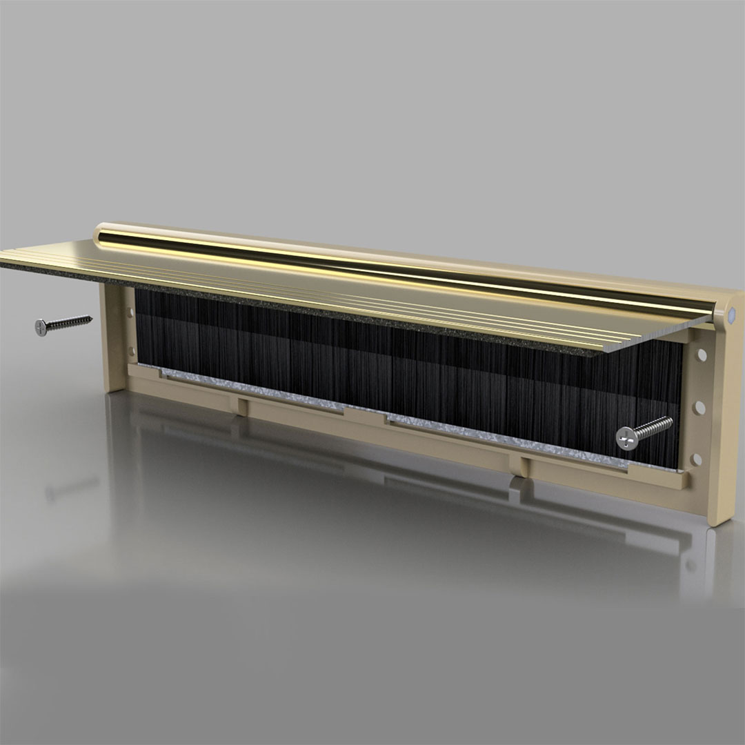 Stormguard Letterplates with Flaps Gold