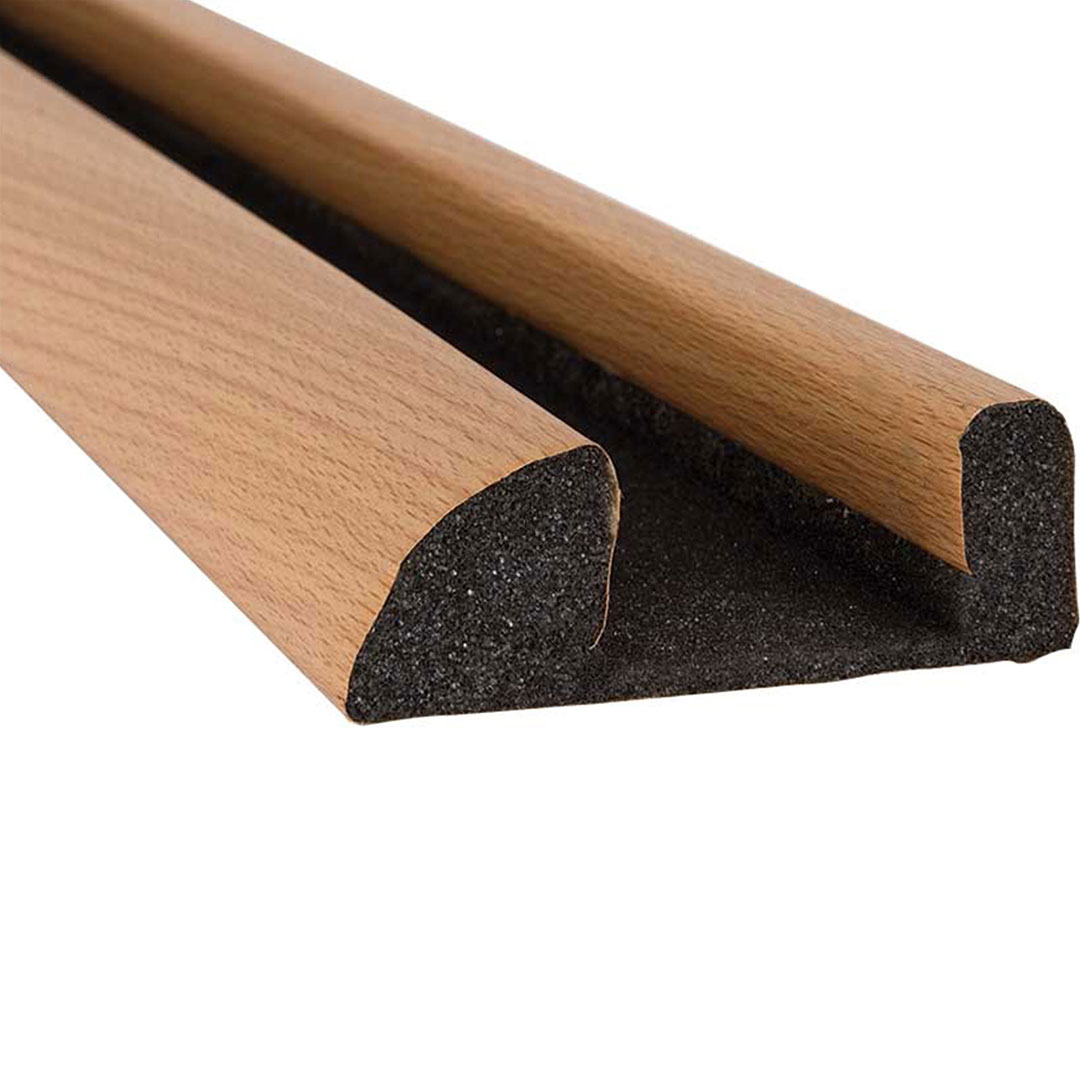 Stormguard Under Door Foam Seals Light Wood