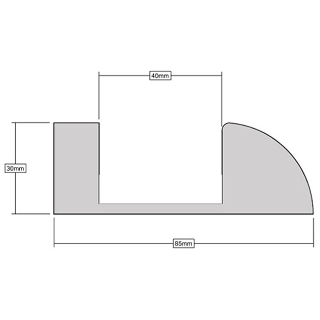 Stormguard Under Door Foam Seals Measurements