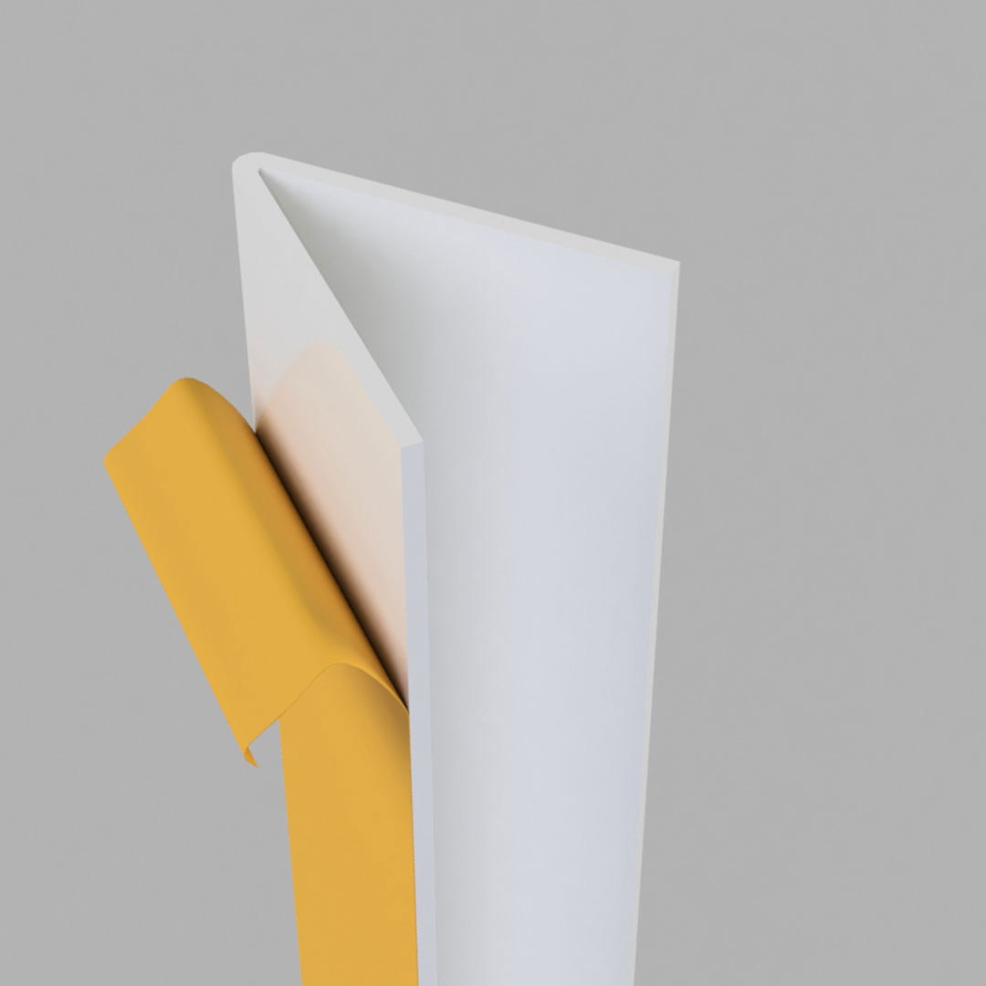 White P Profile Door/Glazing Seal Install Image
